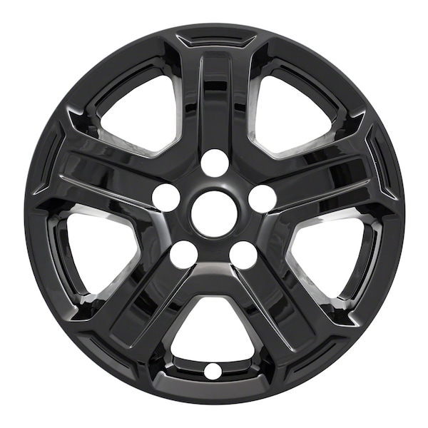 Coast2Coast 17", 5 Spoke, Gloss Black, Plastic, Set Of 4, Not Compatible With Steel Wheels IWCIMP420BLK - main